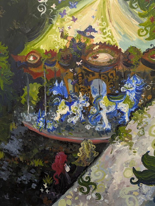 Careful Carousel ( Acrylic , 2025 )