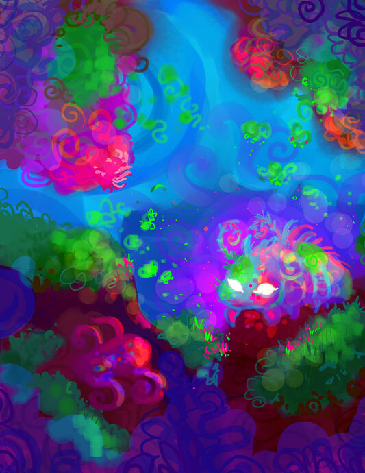 The Creature ( Digital Painting , 2023 )