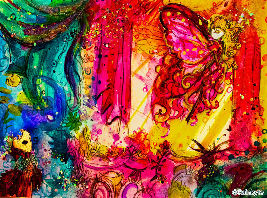 Her ( Mixed Media , 2024 )